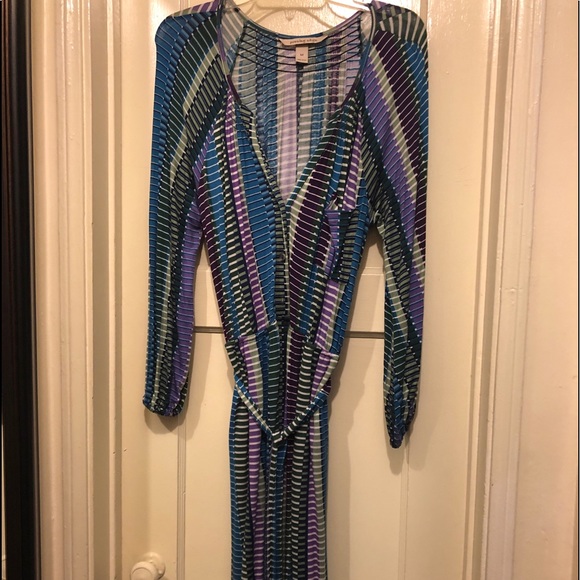 Presley Skye dress blue/purple/green/black. - Picture 3 of 4